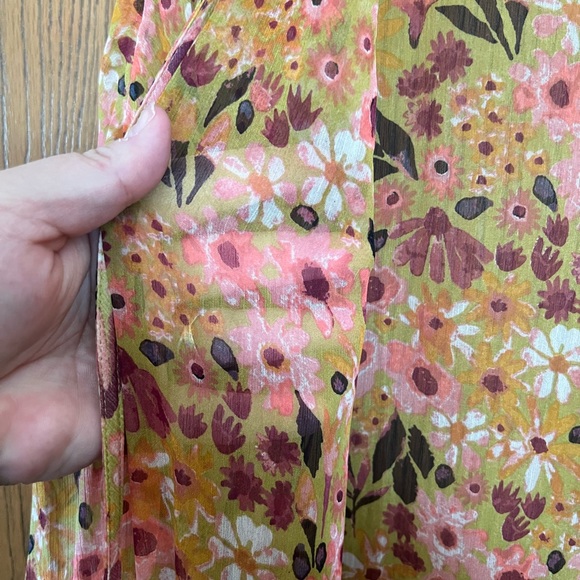 Women’s plus 2x long flowy cardigan duster - Picture 3 of 6